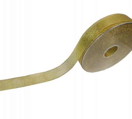 Nastro Laminato Gold Mm 40 Mt 50 Decorazioni Addobbi Natale