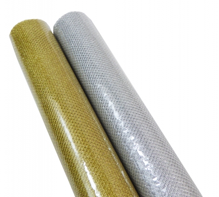 Rete Metal Oro Argento Cm 48x5 Yds Decorazioni Addobbi Natalizi