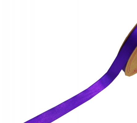 Nastro In Doppio Raso Alto 25 Mm Per 50 Metri Viola