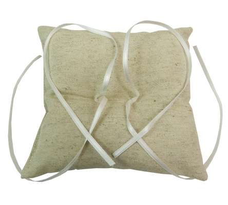 Portafede Rustico Grande Cotone Tortora Decorazione Nuziale Matrimonio Wedding