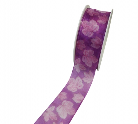 Nastro Foglie Mm 40 Mt 20 Decorazioni Addobbi Natale