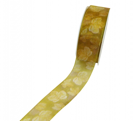 Nastro Foglie Mm 40 Mt 20 Decorazioni Addobbi Natale