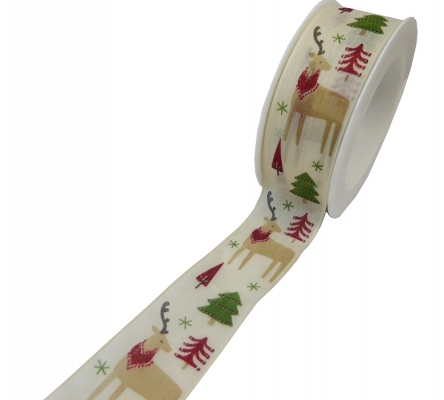 Nastro Renne Mm 40 Mt 18 Decorazioni Addobbi Allestimenti Natale
