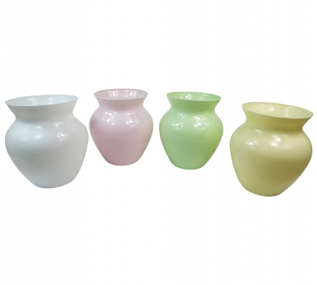 Vaso Lol Color D 17 H 22 Decorazioni Composizione Floreale