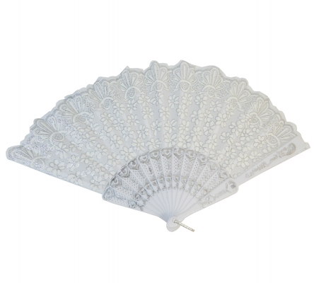 Ventaglio Elegante Tessuto Matrimonio Accessori Cerimonia