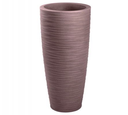 Vaso Talos Elegance D 33 H 70 Pvc Colorato Composizione Floreale