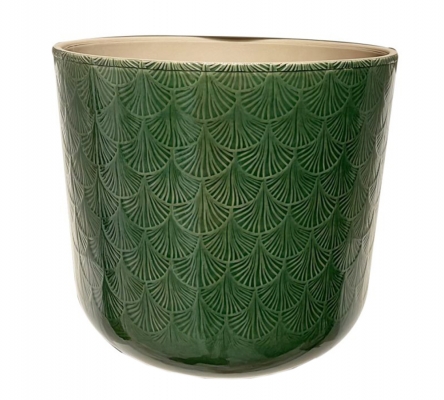 Vaso Ginko D 16.6 H 16 Composizione Floreale Addobbi Allestimento