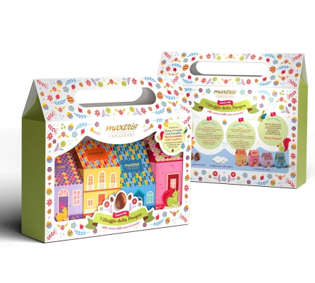 Villaggio Di Pasqua 550 Gr Maxtris Ovette Ripiene Primavera Pasqua