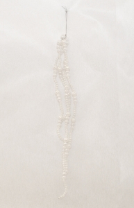 Treccia Di Perle Bianche 34 Cm