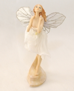 Fata Con Veste In Organza Alta 20 Cm