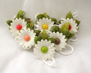 12 Segnaposto A Margherita 9 Cm