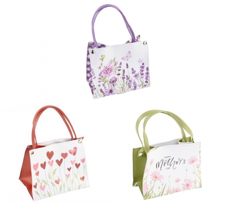 Borsetta Ecopelle 13x8x11 Decorazioni Addobbi Primavera Pasqua