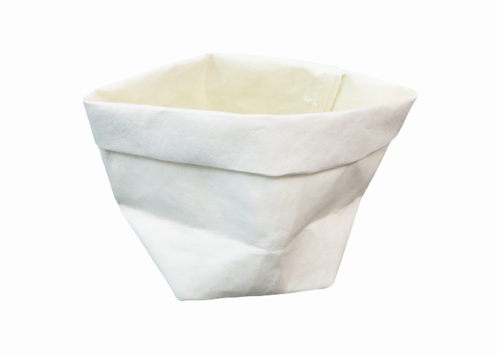 Sacchetto Rigido Confettata Grande Bianco 12x12x15 Cm