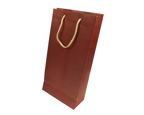Buste 1 Bottiglia Kraft Magnum 17,5x35+8,5 Pz 12 Incarti Natalizi