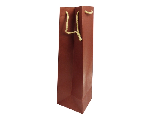 Buste 1 Bottiglia Kraft Colorata 12x39+9 Pz 12 Incarti Natalizi