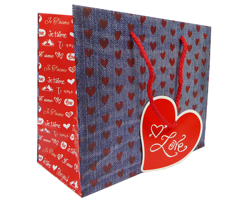Shopper Ti Love 15x5,5x15 Pz 10