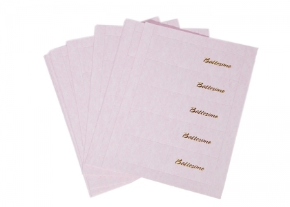 100 Bigliettini Battesimo Sfumato Rosa
