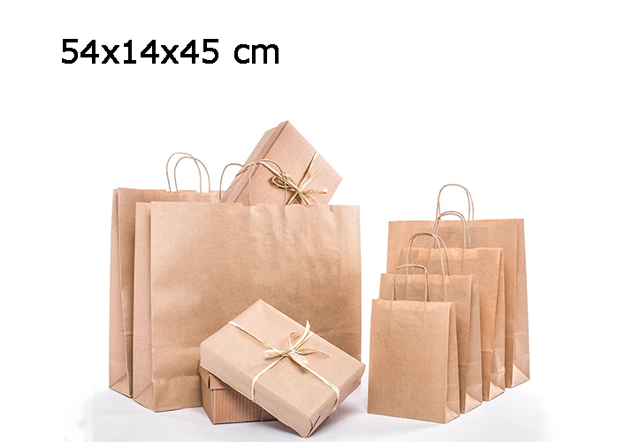 Pz 10 Buste Cordino 54x14x45 Cm Sealing BioKraft