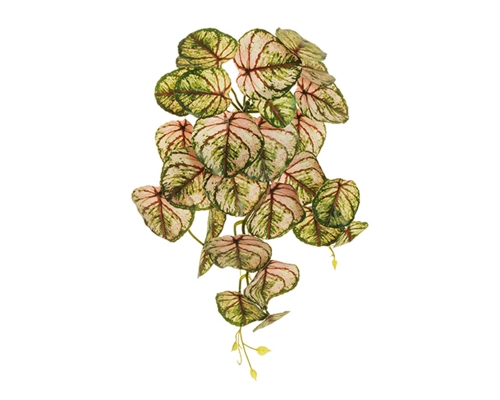 Cadente Caladium Real Touch Cm 46 Decorazione Composizione Floreale
