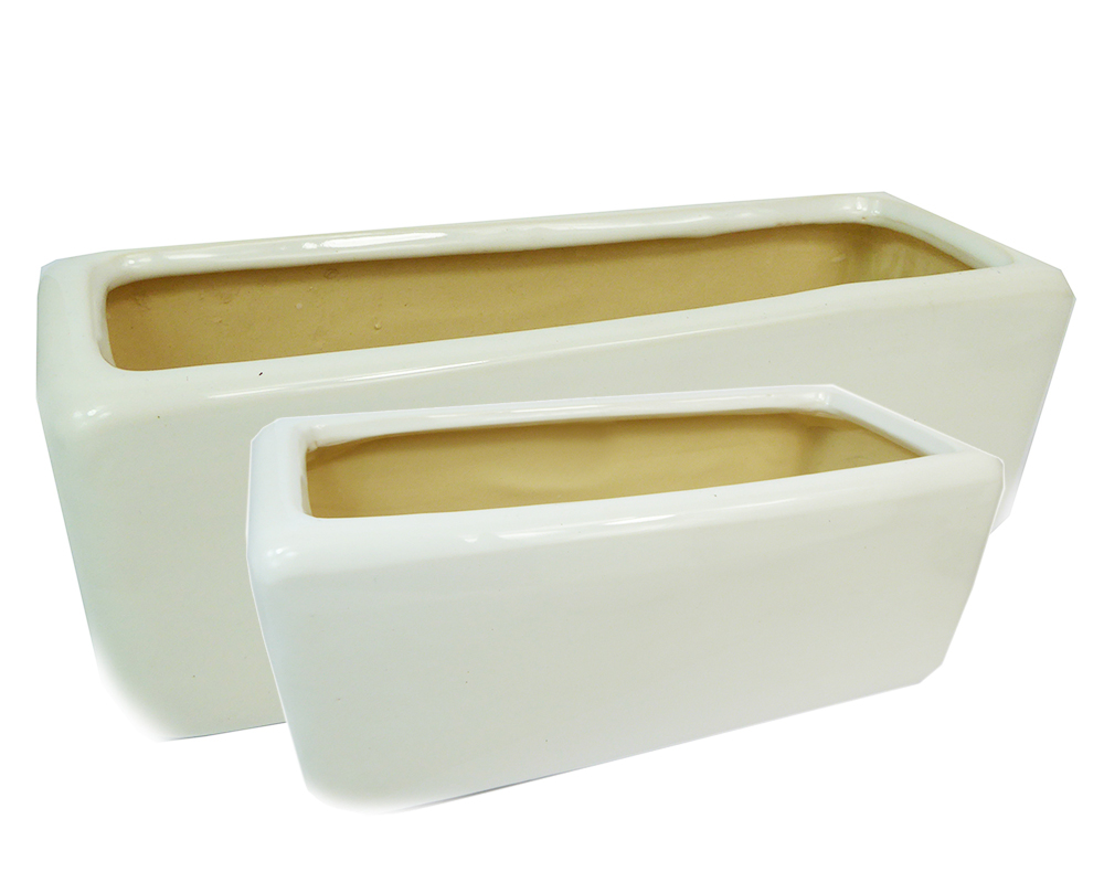 Vaschetta Glossy 2 Misure In Terracotta Smaltata