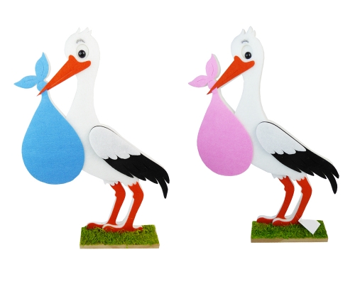 Cicogna Fagotto Nascita Foam Cm 60 Linea Primavera Pasqua