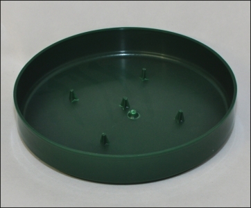 7 Ciotola Olympia Verde Diametro 25 Cm