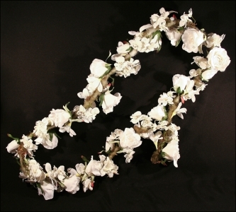 Ghirlanda Festone Rose E Orchidee 185 Cm