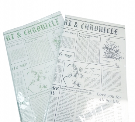 Fogli Journal 58x58 Pz 12 Cellophane Incarti Composizione Floreale