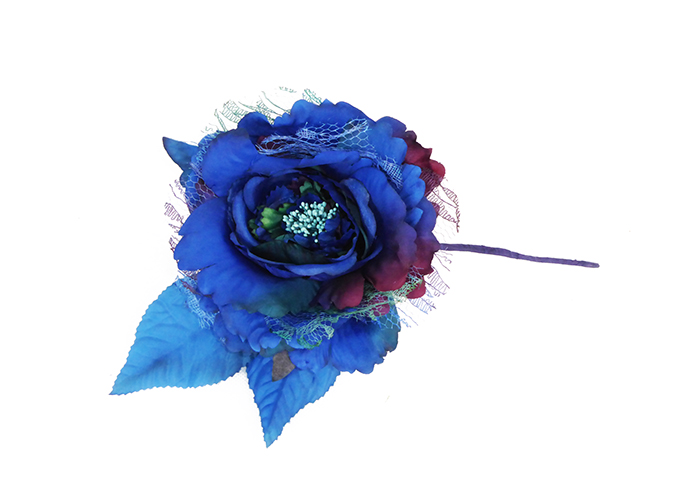 Pick Rosa Eden Media 25 Cm Fiore 15 Cm Sintetico Fai Da Te 