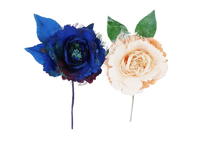 Pick Rosa Eden Media 25 Cm Fiore 15 Cm Sintetico Fai Da Te 
