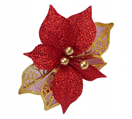 Pick Stella Natale Lamè Pz 6 Decorazioni Artificiali Addobbi Allestimenti