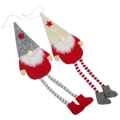 Babbo Elfo Da Appendere Pz 1  Decorazione Arredo Linea Natale