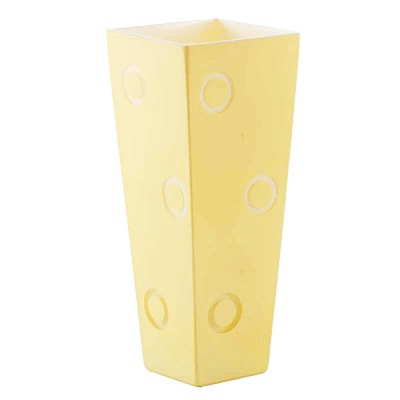 Vaso Primula 10x10 H.20 Colorato Decorazioni Interni Composizione