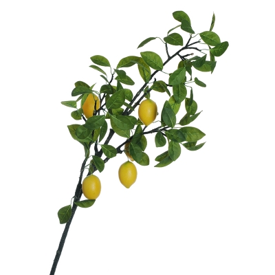 Tralcio Limoni Gigante 120 Cm 5 Frutti Decorazione Addobbi