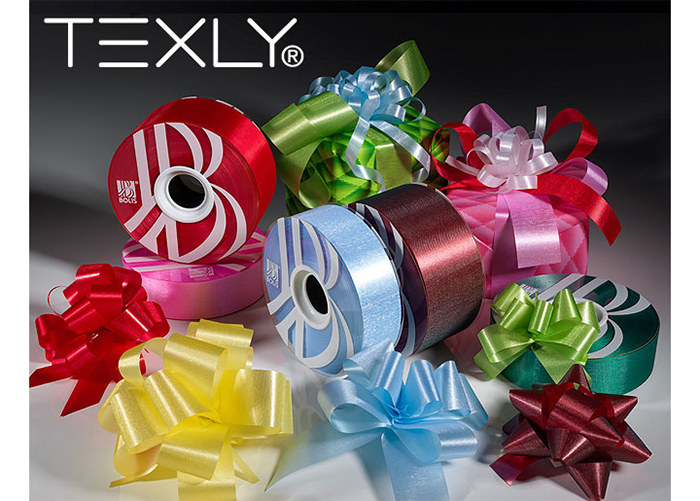 Rotolo Nastro TEXLY Polipropilene/organza Mm 40 Mt 50 Decorazione