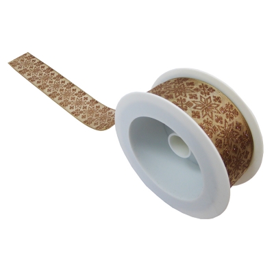 Nastro Stella Glitter Mm 40 Mt 20 Decorazioni Natale