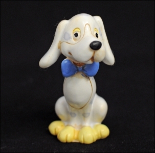 Cagnolino Azzurro 7x5x9 Cm