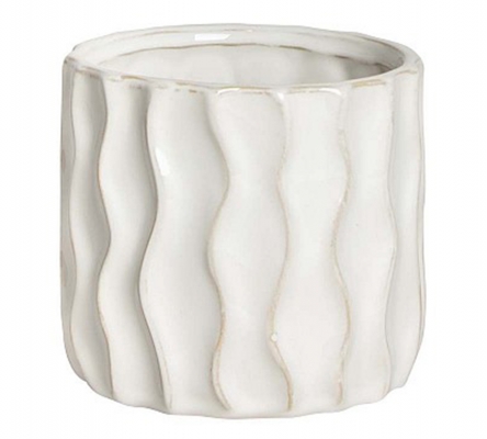 Vaso Riga Onda D 16,5 H 15 Decorazioni Composizione Floreale Primavera Pasqua