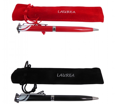 Penna Laurea Custodia Alcantare Decorazioni Regalo Bomboniere Fai Da Te