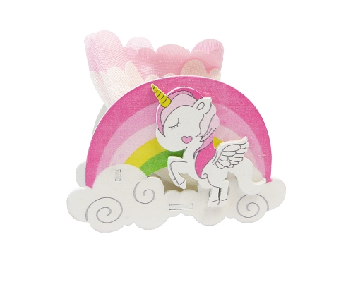 Unicorno Legno C/sacchetto Pz 1