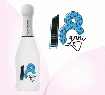 Spumante Gift Santero Ml 200 18 Anni Decorazioni