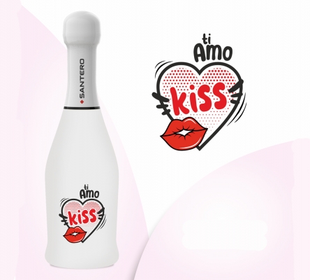Spumante Gift Santero Ml 200 Ti Amo Decorazioni