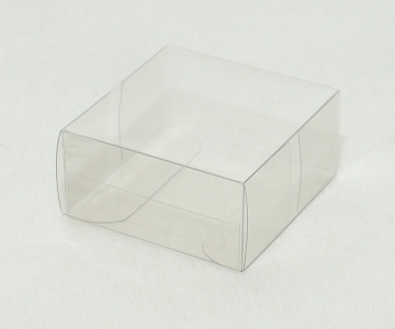 10 Astucci Trasparenti 6x6x3 Cm