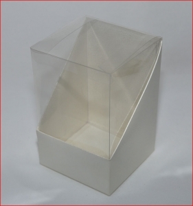 10 Scatole 11x11x16 Duo Trasparente