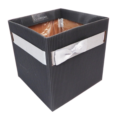 Scatola Simply Grande 12x12x12.5 Pz10 Grigio