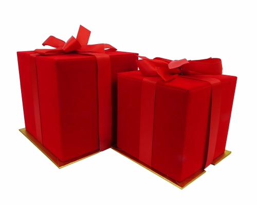 Scatola Velvet Cubo Box  S/2