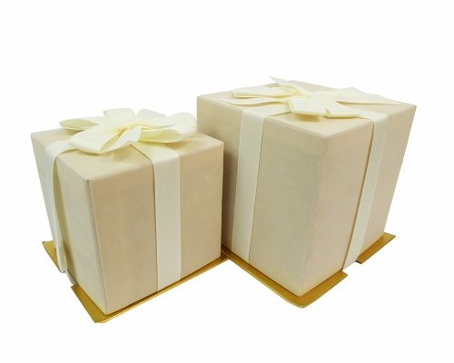 Scatola Velvet Cubo Box  S/2