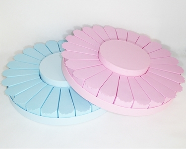 Torta Pizzo Rosa/celeste 24 Più 1