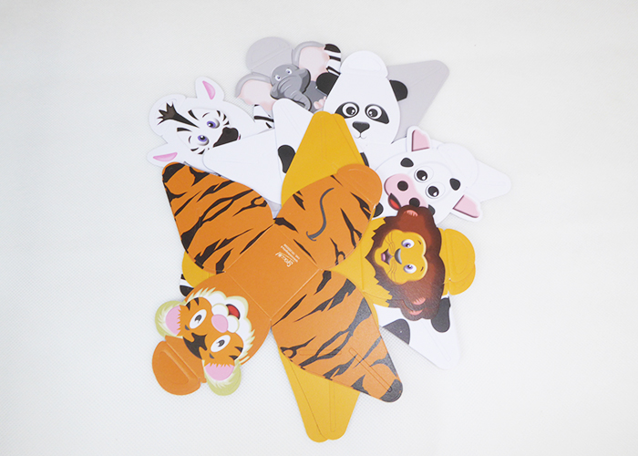 Pz 30 Astuccio Zoo Mix Assortito 5x5x5 Cm Bomboniere Fai Da Te
