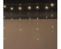 Tenda Palline 100 Led L 3 M H 70 Cm Warm Illuminazioni Natalizie
